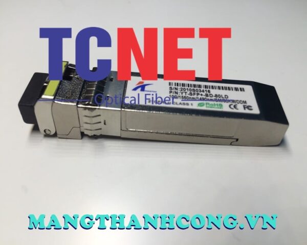 module quang wintop yt sfp bd 80ld module quang sfp 10 gbps 1 soi quang 80km 15501490nm 21