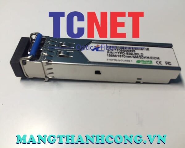 module quang wintop ytpd e39 20ldwtpd e39 20ld module quang sfp 155 mbps 2 soi quang 20km 1310nm ddm 17