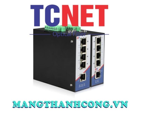 switch cong nghiep wintop yt rs205 5t switch cong nghiep 5 cong 10100base tx gan din nguon dc1875v 1