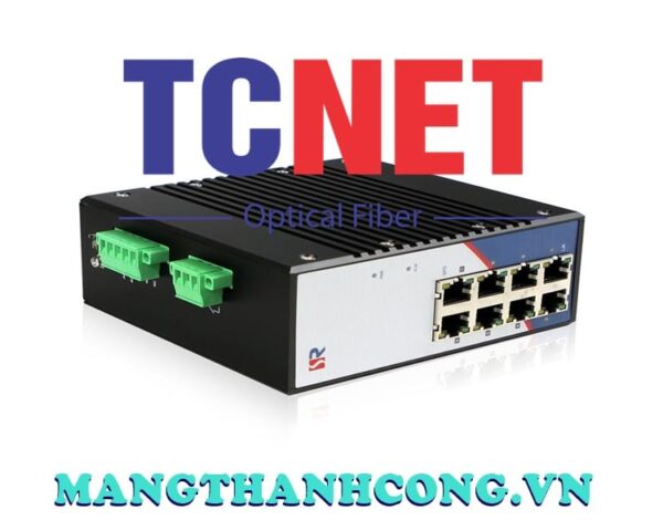 switch cong nghiep wintop yt rs208 8t switch cong nghiep 8 cong 10100base tx gan din nguon dc1875v