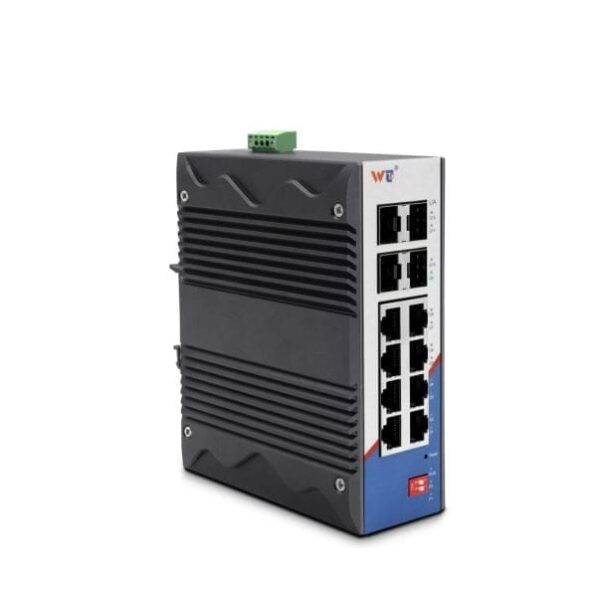 switch cong nghiep wintop yt rs2312 4gf8gt switch cong nghiep khong quan ly 4 cong quang 1000base x sfp 8 cong 1000base t rj45