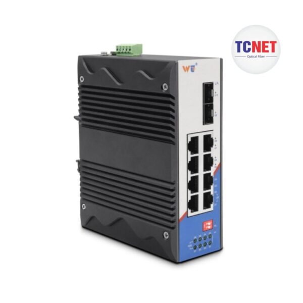 switch poe wintop rs2310 2gf8gt 8poe 8 cong 101001000base t rj45 2 cong quang 1g sfp nguon dc48 57v