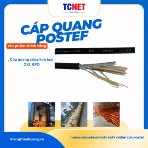 Cáp quang cống kim loại - CKL 6FO
