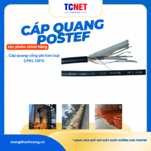 Cáp quang cống phi kim loại - CPKL 12FO