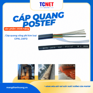 Cáp quang cống phi kim loại - CPKL 24FO