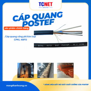 Cáp quang cống phi kim loại - CPKL 48FO