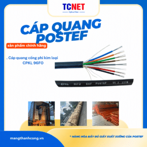 Cáp quang cống phi kim loại - CPKL 96FO