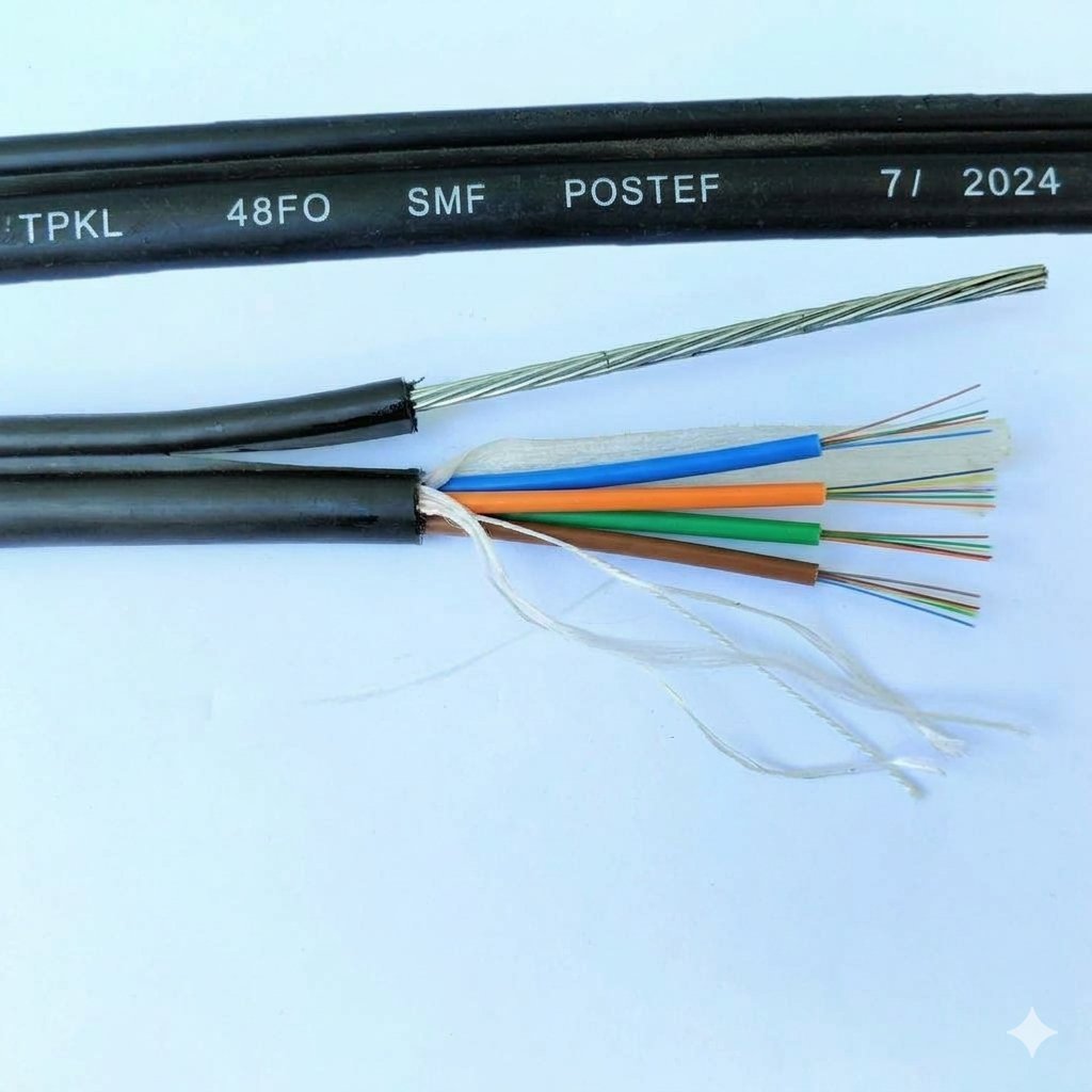 Singlemode Non-metallic Aerial Cable 48FO Postef FE48 3 Singlemode Non-metallic Aerial Cable 48FO Postef FE48 - Image 3
