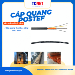 Cáp quang thuê bao cống 4FO