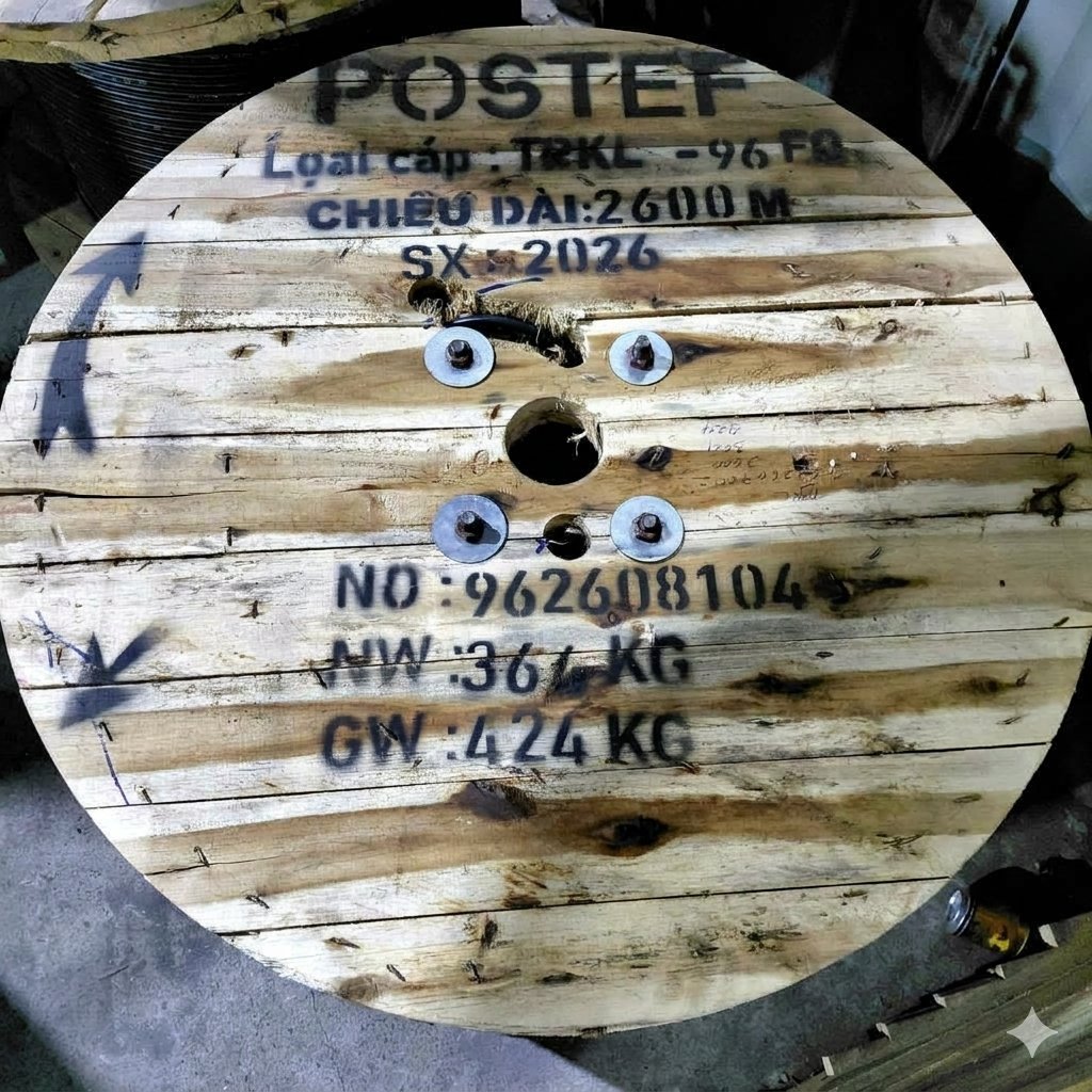 Singlemode Non-metallic Aerial Cable 96FO Postef FE96 4 Singlemode Non-metallic Aerial Cable 96FO Postef FE96 - Image 4