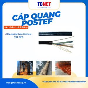 Cáp quang treo kim loại - TKL 6FO