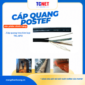 Cáp quang treo kim loại - TKL8FO