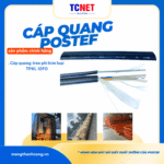 Cáp quang treo phi kim loại - TPKL 12FO