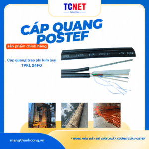 Cáp quang treo phi kim loại - TPKL 24FO