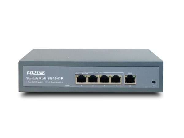 gigabit switch poe un managed aptek sg1041p