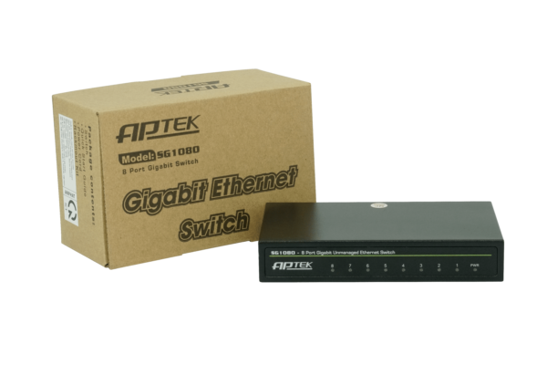 switch gigabit un managed aptek sg1080