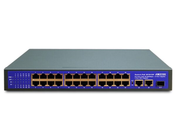 switch poe un managed aptek sf1243p