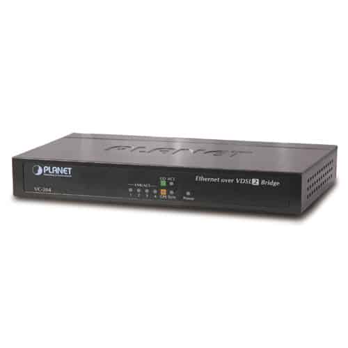 4 - Port Ethernet over VDSL2 Bridge VC-204 1 4 port ethernet over vdsl2 bridge vc 204.jpg