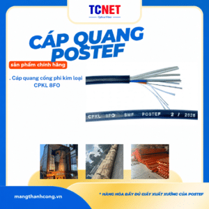 Cáp quang cống phi kim loại - CPKL 8FO