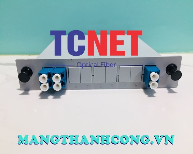 Optical Splitter Box Plastic Housing 1×2 LC/UPC to LC/UPC Duplex 1 Bo chia quang splitter box hop nhua 1×2 lcupc ra lcupc duplex 1.jpg