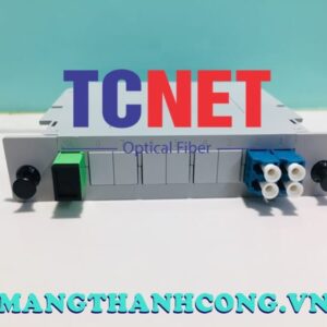 Optical Splitter Box Plastic Housing 1×2 SC/APC to LC/UPC Duplex