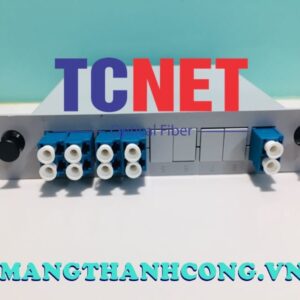 Optical Splitter Box Plastic Housing 1×4 LC/UPC to LC/UPC Duplex