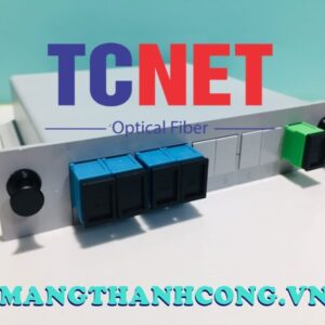 Optical Splitter Box Plastic Housing 1×4 SC/APC to SC/UPC