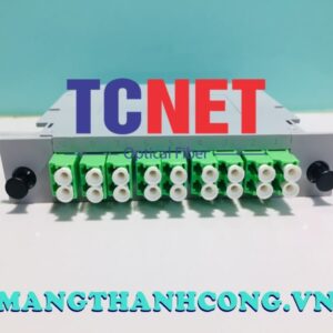 Optical Splitter Box Plastic Housing 1×8 LC/APC to LC/APC Duplex