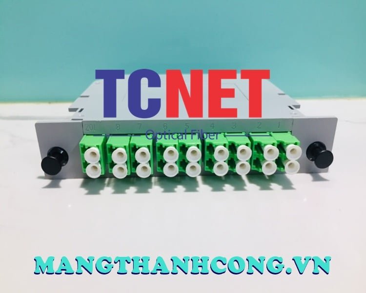 Optical Splitter Box Plastic Housing 1×8 LC/APC to LC/APC Duplex 1 Bo chia quang splitter box hop nhua 1×8 lcapc ra lcapc duplex.jpg