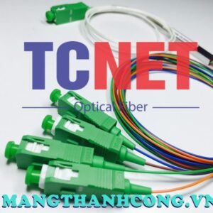 Mini Optical Splitter 1×4 SC/APC 12 Colors