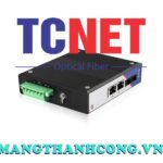 Bo chuyen doi cong nghiep wintop yt rs203 1f2t bo chuyen doi quang dien 2 cong 10100base tx 1 cong quang 100base fx single...