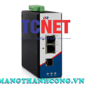 WINTOP Industrial Converter YT-RS203-1GF2GT | Fiber to Ethernet Converter 2×10/100/1000Base-T(X) + 1×1000Base-X(SFP) optical port, DIN-rail mount, DC18~75V power supply