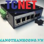 Bo chuyen doi cong nghiep wintop yt rs205 1f4t bo chuyen doi quang dien 4 cong 10100base tx 1 cong quang 100base fx single...