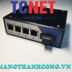 Bo chuyen doi cong nghiep wintop yt rs205 1f4t bo chuyen doi quang dien 4 cong 10100base tx 1 cong quang 100base fx single...