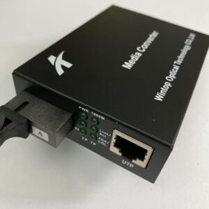 WINTOP Fiber to Ethernet Media Converter YT-8110GSB-11-40A-AS | 1-Port 10/100/1000 Gigabit Ethernet to 1 Single Fiber Standard A Media Converter