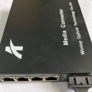 WINTOP Fiber to Ethernet Media Converter YT-8110SA-14-100