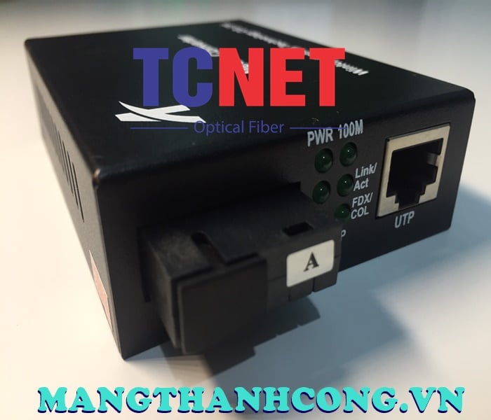 Bộ chuyển đổi quang điện WINTOP YT-8110SB-11-100A | 1 cổng 10/100Mbps Fast Ethernet + 1 sợi quang chuẩn A 100km 2 Bo chuyen doi quang dien wintop yt 8110sb 11 100a bo chuyen doi quang dien 1 cong 10100mbps fast ethernet 1 soi quang chua...