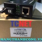 WINTOP Fiber to Ethernet Media Converter YT-8110SB-11-20B | 1-Port 10/100Mbps Fast Ethernet to 1 Single Fiber Standard B Media Converter 21 Bo chuyen doi quang dien wintop yt 8110sb 11 20b bo chuyen doi quang dien 1 cong 10100mbps fast ethernet 1 soi quang chuan...