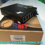 Bo chuyen doi quang dien wintop yt 8110sb 14 80a bo chuyen doi quang dien 4 cong 10100mbps fast ethernet 1 soi quang chuan...