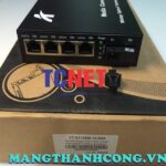 Bo chuyen doi quang dien wintop yt 8110sb 14 80a bo chuyen doi quang dien 4 cong 10100mbps fast ethernet 1 soi quang chuan...