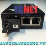 Bo chuyen doi quang dien wintop yt 8112sb 100b bo chuyen doi quang dien 2 cong 10100mbps fast ethernet 1 soi quang chuan b...