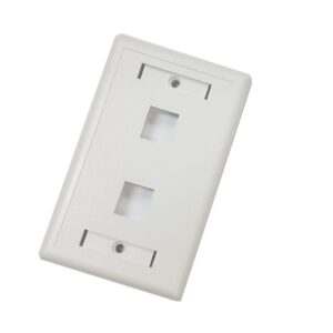 LS Solution CAT5e Faceplate LS-FP-US-2PORT