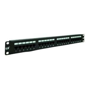 LS Solution CAT6A Patch Panel LS-PP-24P-E-LWM