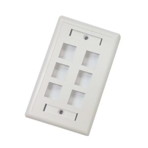LS Solution Faceplate LS-FP-US-6PORT