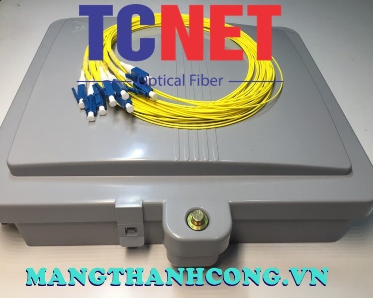 12FO FTTH Optical Distribution Box LC/UPC SM Duplex Outdoor Plastic 3 Hop phoi quang 12fo ftth lcupc sm duplex nhua ngoai troi 5.jpg