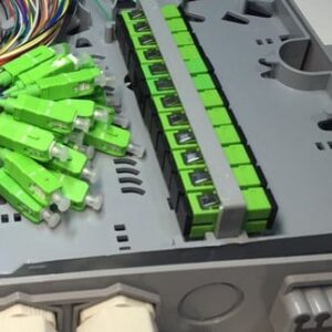 12FO FTTH Optical Distribution Box SC/APC SM 12 Colors Outdoor Plastic