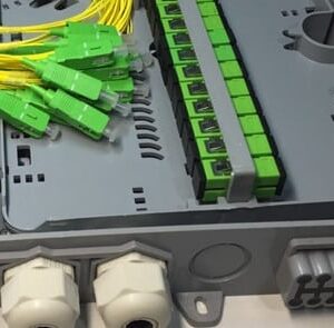 12FO FTTH Optical Distribution Box SC/APC SM Outdoor Plastic