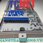 12FO FTTH Optical Distribution Box SC/UPC SM 12 Colors Outdoor Plastic 10 Hop phoi quang 12fo ftth scupc sm 12 mau nhua ngoai troi 1.jpg
