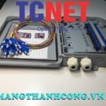 12FO FTTH Optical Distribution Box SC/UPC SM 12 Colors Outdoor Plastic 9 Hop phoi quang 12fo ftth scupc sm 12 mau nhua ngoai troi.jpg