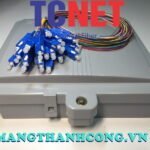 12FO FTTH Optical Distribution Box SC/UPC SM 12 Colors Outdoor Plastic 8 Hop phoi quang 12fo ftth scupc sm 12 mau nhua ngoai troi 3.jpg